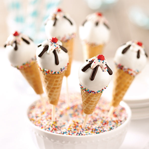 Ice Cream Cone Cake Pops